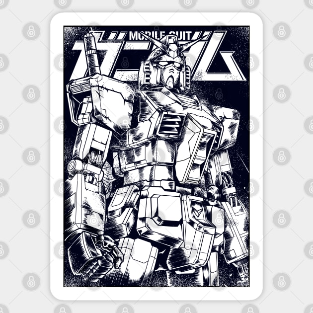 Gundam the First Sticker by WahyudiArtwork
